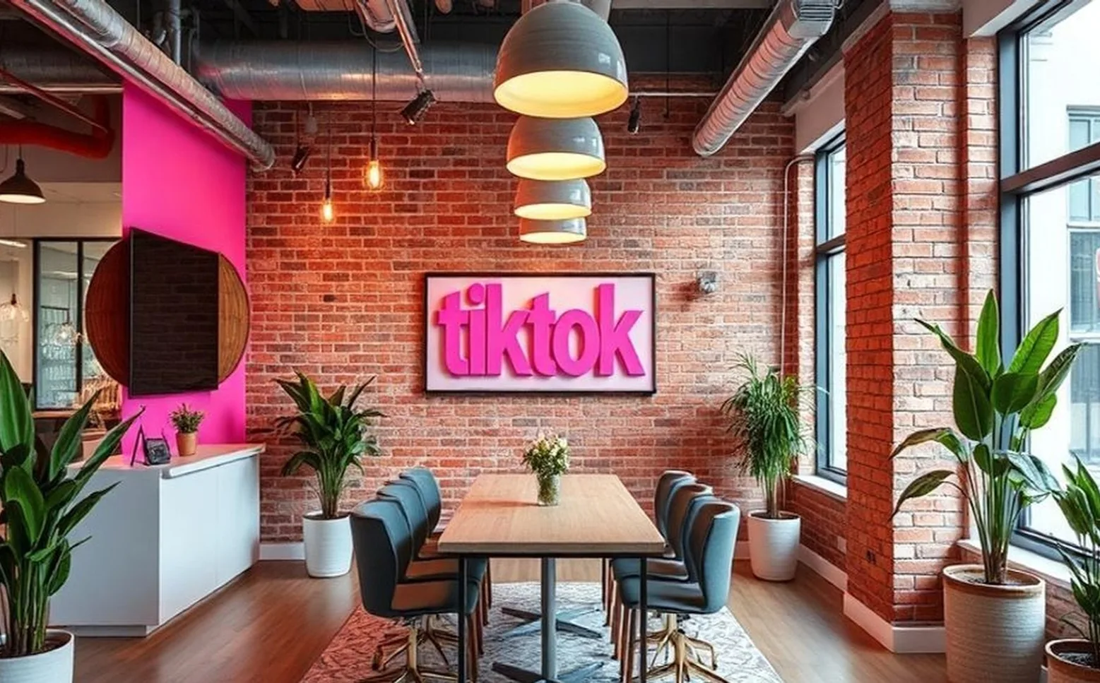 Tiktok marketing office trendy